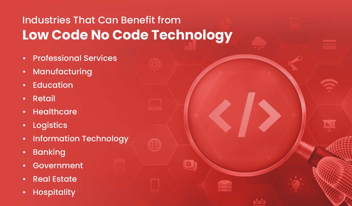 Industries That Can Benefit from Low Code No Code Technology